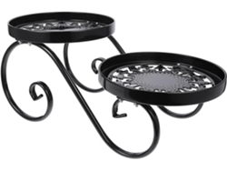 1 Soporte Europeo De Hierro Forjado Para Plantas, Estante Decorativo Para Plantas De Interior.