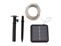 Guirnalda de luces solares 2026 con 100 LED, resistente al agua y a la intemperie, ideal para árboles, barandillas, patios y piscinas.