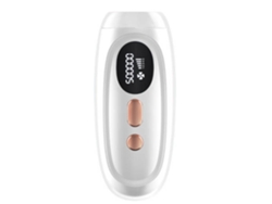 Depiladora de luz pulsada IPL, 500.000 destellos, 2 modos, 5 niveles Yizhood (blanca)