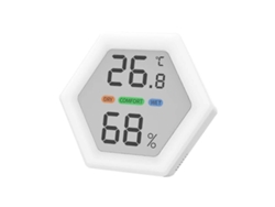 Termómetro e higrómetro inalámbrico para uso en interiores, ideal para patios, hogares e invernaderos. GOKOCO