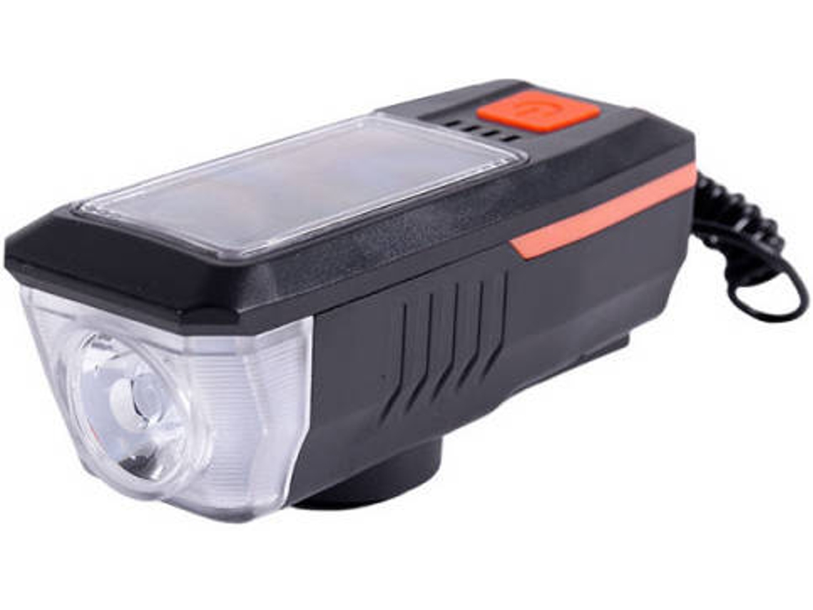Luz Delantera Bicicleta LED 2 Niveles Sensor Batería USB - Anti Deslumbramiento