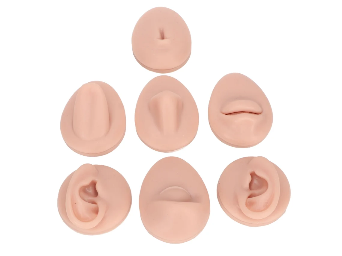 Modelo de práctica de cuerpo de silicona para principiantes con piezas simuladas