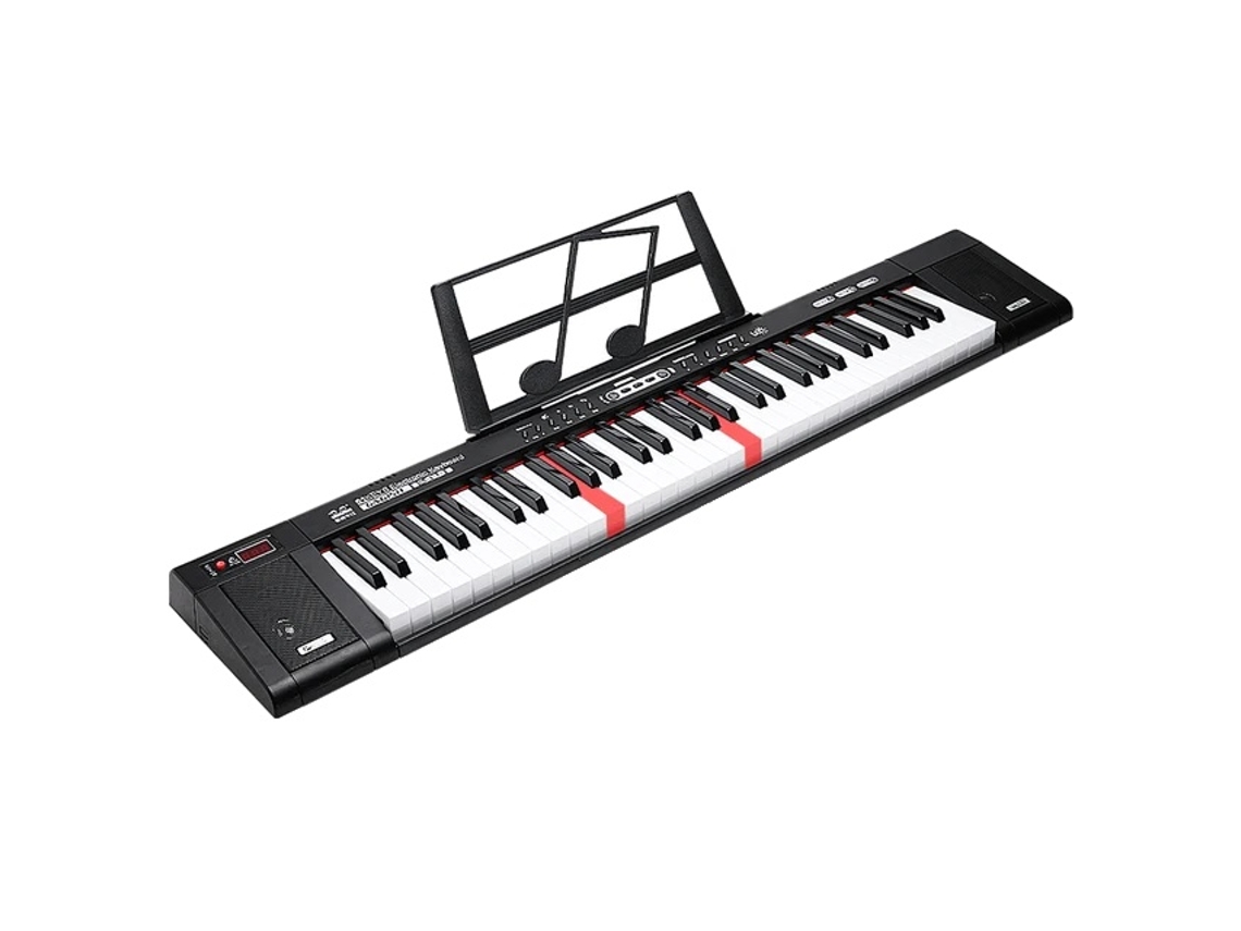 Teclado de piano digital de 61 teclas con calidad de sonido profesional, 6151 con luz OEM