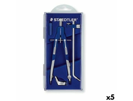 Compás STAEDTLER Mars Quickwbow Azul Plateado (5 Unidades)