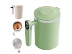 Vaso Mezclador De Acero Inoxidable 400ml, Agitación Automática Con Carga Usb.