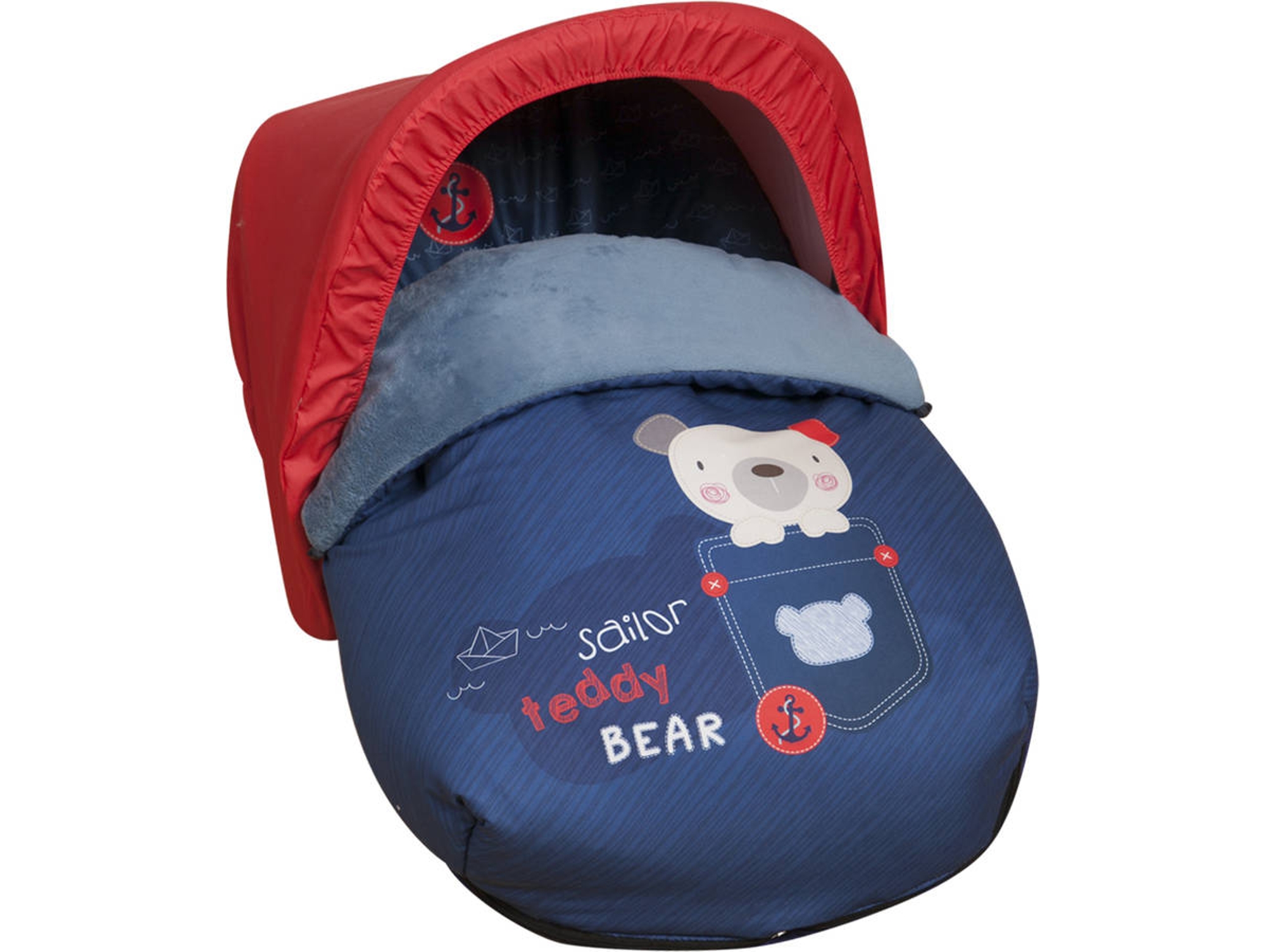 Funda Protectora BABYLINE Teddy Bear Grupo 0 (oferta de capota)