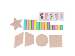 Ats-juego De Apilar Torre De Madera Bloques Montessori Educatsivos Juego De Mesa Infantil