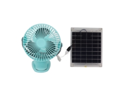 Ventilador Solar De Silicio Monocristalino De 10 W Para Autocaravanas, Viajes Y Mascotas Con Panel Solar.