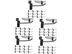 Soportes De Almacenamiento Para Paneles Ranurados De Montaje En Pared, 100 Piezas, Para Taller, Garaje Y Kit De Taller.