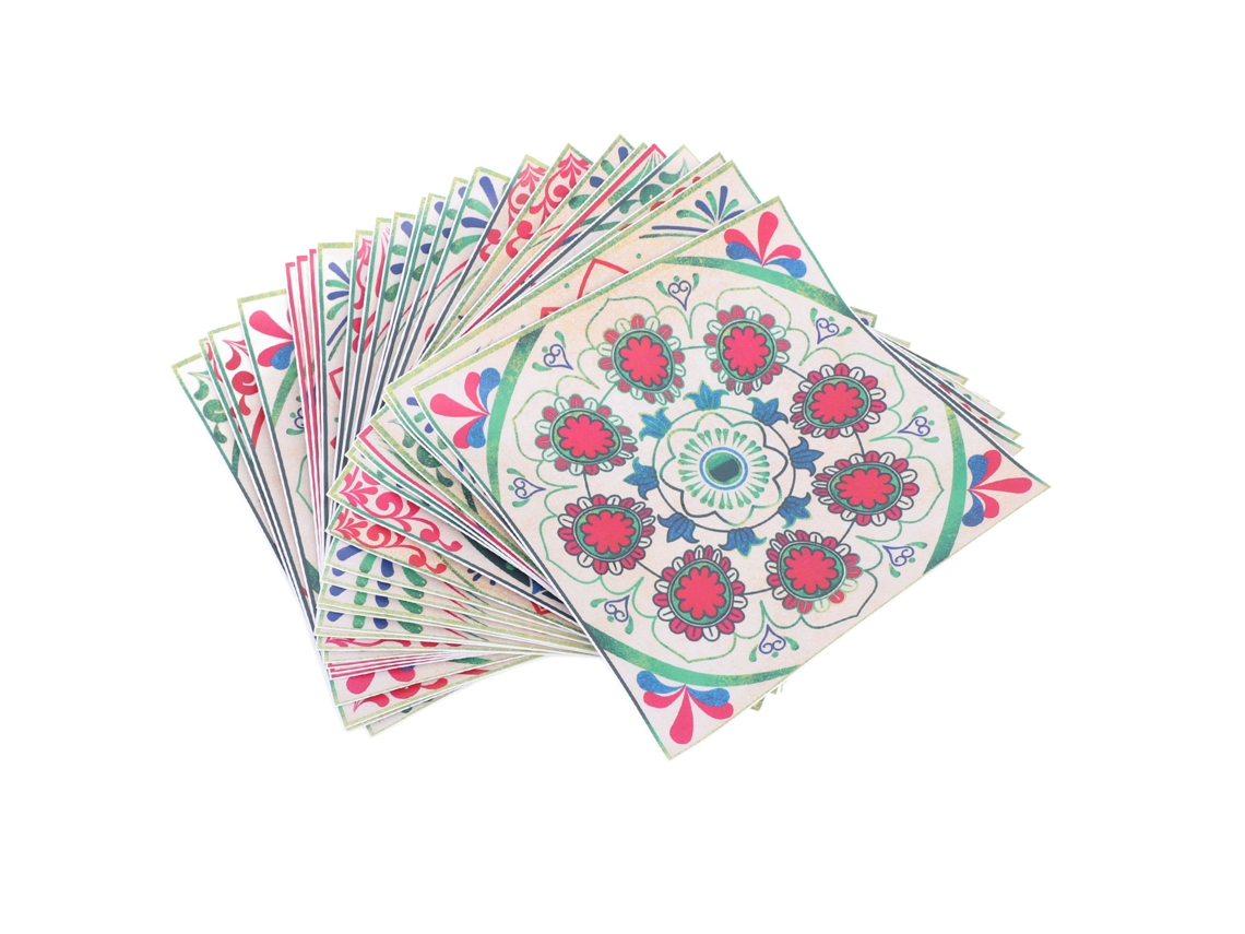 2026 24 Adhesivos autoadhesivos para azulejos con estampado floral, impermeables y resistentes al aceite para cocina y baño Hz055