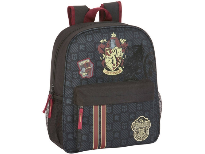 Mochila SAFTA Gryffindor Harry Potter Negro (32x38x12cm - Poliéster)