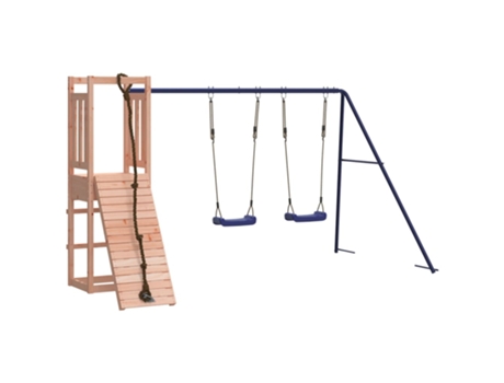 vidaXL Parque infantil de exterior madera maciza Douglas