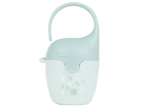 Caja Porta Chupetes Elefante Menta KIKKA BOO