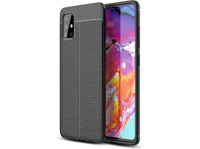 Funda y Protector de Pantalla Samsung A51 PHONESHIELD Rugged Leather Negro