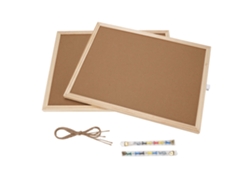 Tablones De Corcho De 30x40cm Con Marco De Madera, Tablón De Anuncios Decorativo De Pared, Madera De Pino Para Oficina.
