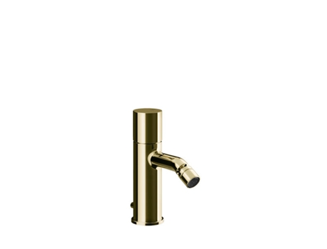Mezclador monomando para bidé Gessi Habito, con válvula de descarga, 111 mm de proyección, montaje en mesa, UNITO, 70007