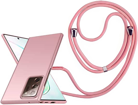 Funda Samsung Note 20 Ultra Turtleshell Rígida con Collar Rosa