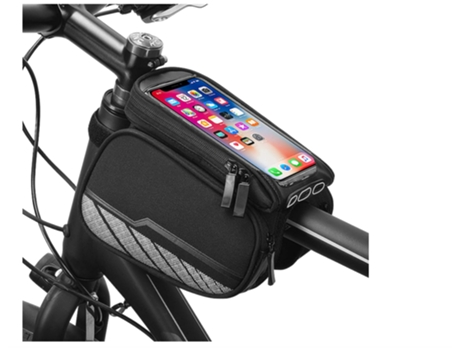 Bolsa para cuadro de bicicleta Bolsa impermeable para teléfono de bicicleta Accesorios para bicicletas de montaña para teléfonos inteligentes de ha...