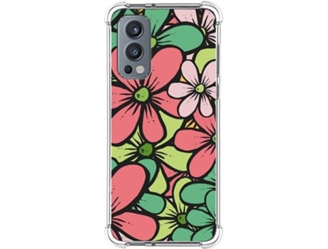 Carcasa OnePlus Nord 2 5G TUMUNDOSMARTPHONE Dibujos Antigolpes Flores 02 Multicolor