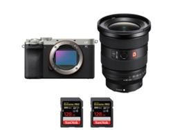 Sony A7c Ii Plateado + Fe 16-35mm F/2.8 Gm Ii + 2 Sandisk 128gb Uhs-ii 300mb/s - Cámara Fotográfica Híbrida + Ebook Pricedirect