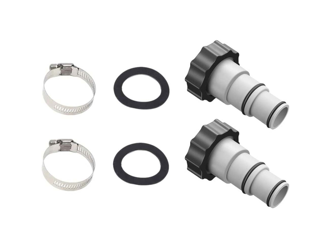Adaptador de manguera de piscina de 38 mm y 32 mm con 2 piezas