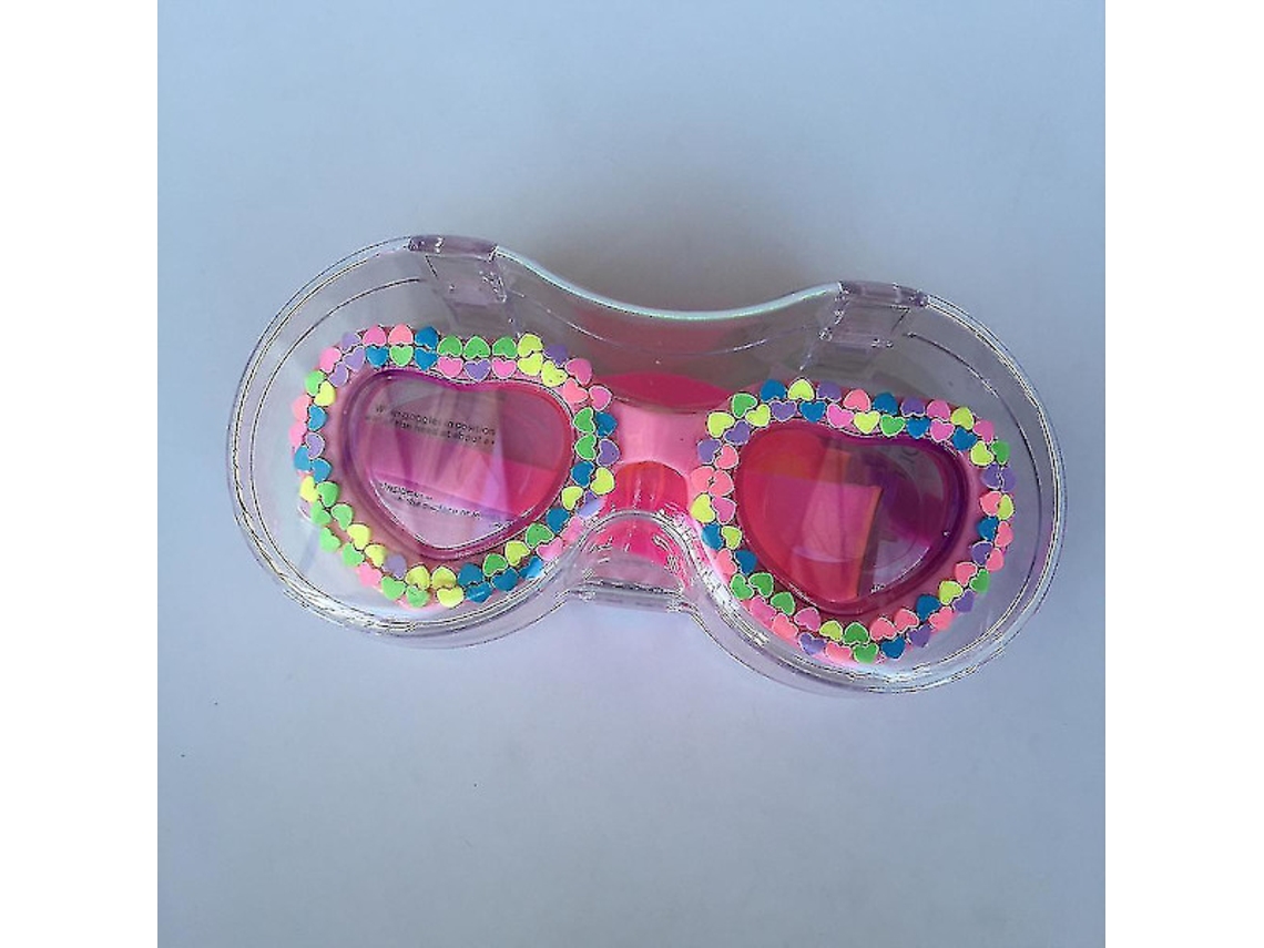 Gafas De Natación Infantiles Con Diseño De Dibujos Animados, Antivaho, Antifugas, Protección Uv, Silicona Suave, 1 Unidad, Modelo En Forma De Corazón,