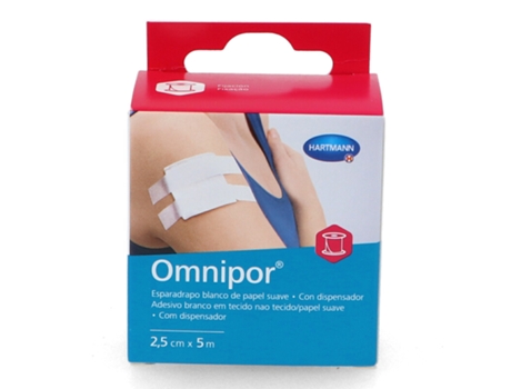 Esparadrapo HARTMANN Omnipor 2,5 cmx5m con Dispensador 1 Unidade