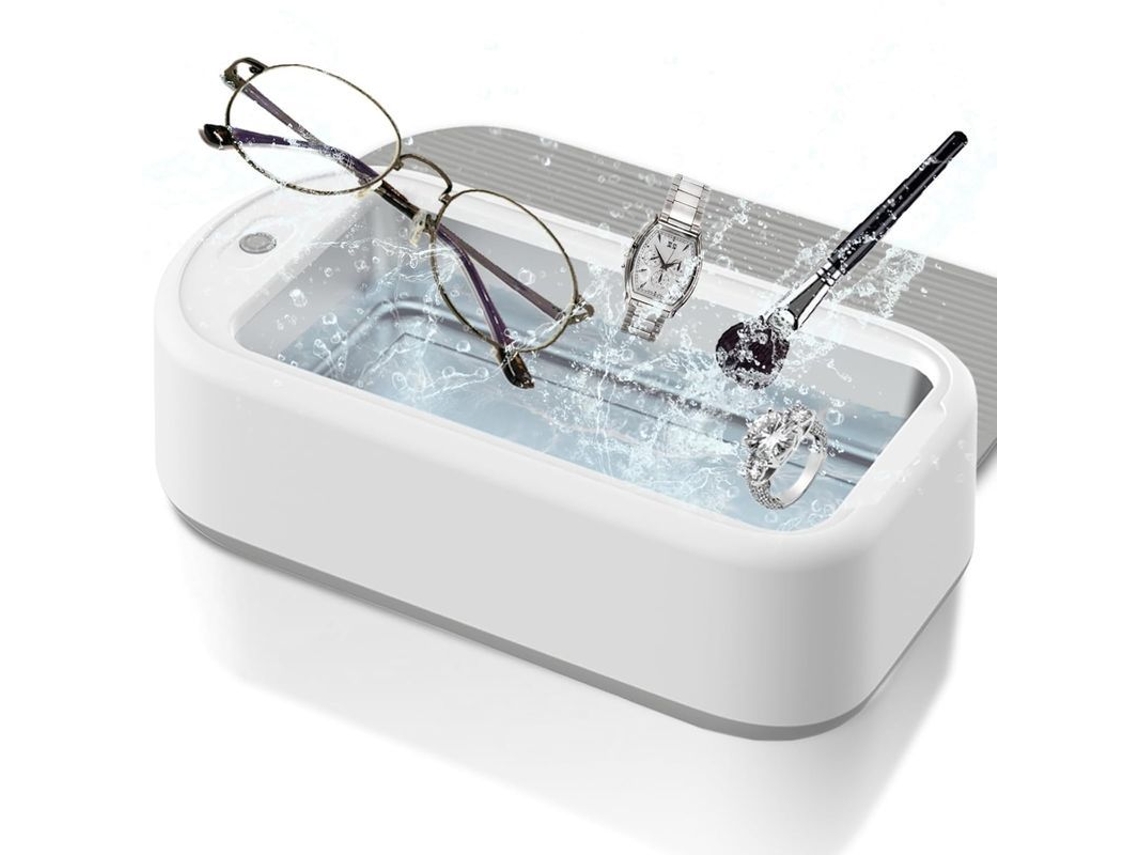 Limpiador Ultrasónico Para Joyería 40w 600ml 45khz Portátil Profesional Gafas Relojes Anillos