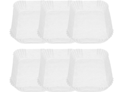 Forros De Papel Antiaderentes Para Fritadeira A Ar, Resistentes Ao Calor E Ao Óleo, Conjunto Com 100 Unidades, Adequados Para Assar E Cozinhar, Fáceis De Usar E Descartáveis.