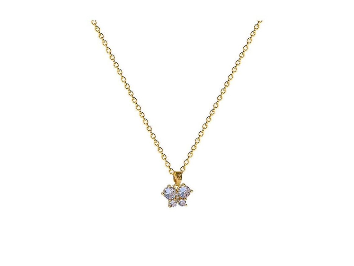 Exquisito colgante de mariposa para mujer en acero de titanio con circonita cúbica y cadena ajustable (2026).