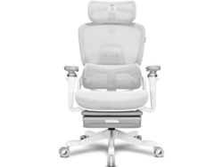 Silla Ergonómica de Malla Alpha Gamer Swell Blanca/Gris