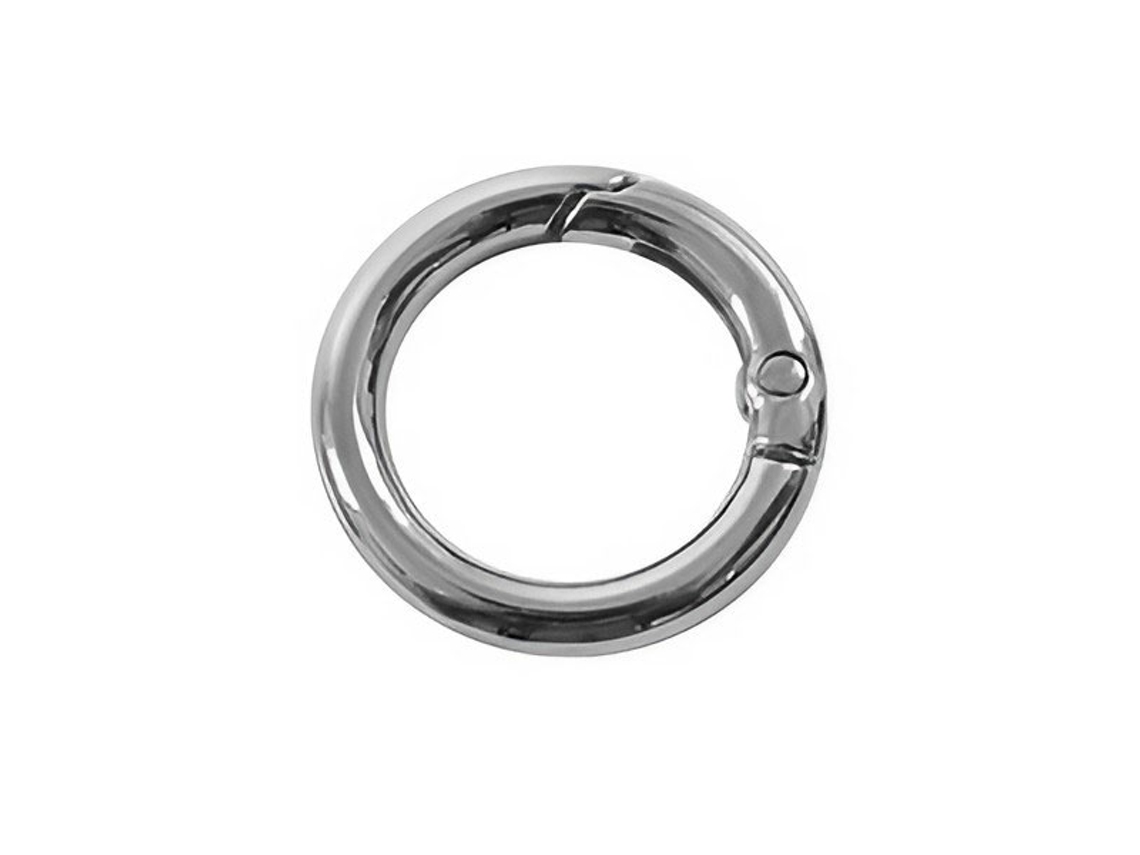Anillo circular con bisagra de plata de 25 mm 431400 10 (6 unidades)