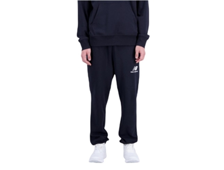 Pantalones de Hombre NEW BALANCE Essentials Stacked Logo Gris (L)
