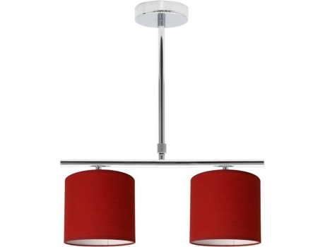 Lámpara de Techo FABRILAMP Planetario (Rojo - Metal - 62x43 cm)