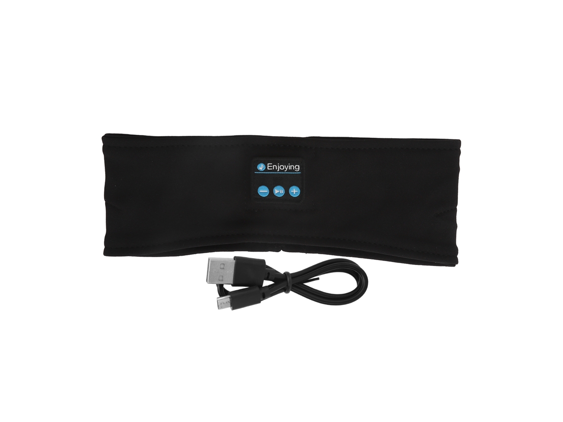 Tiara Bluetooth Sem Fio Para Esportes E Yoga Com Absorção De Suor E Som Hifi 8h De Reprodução
