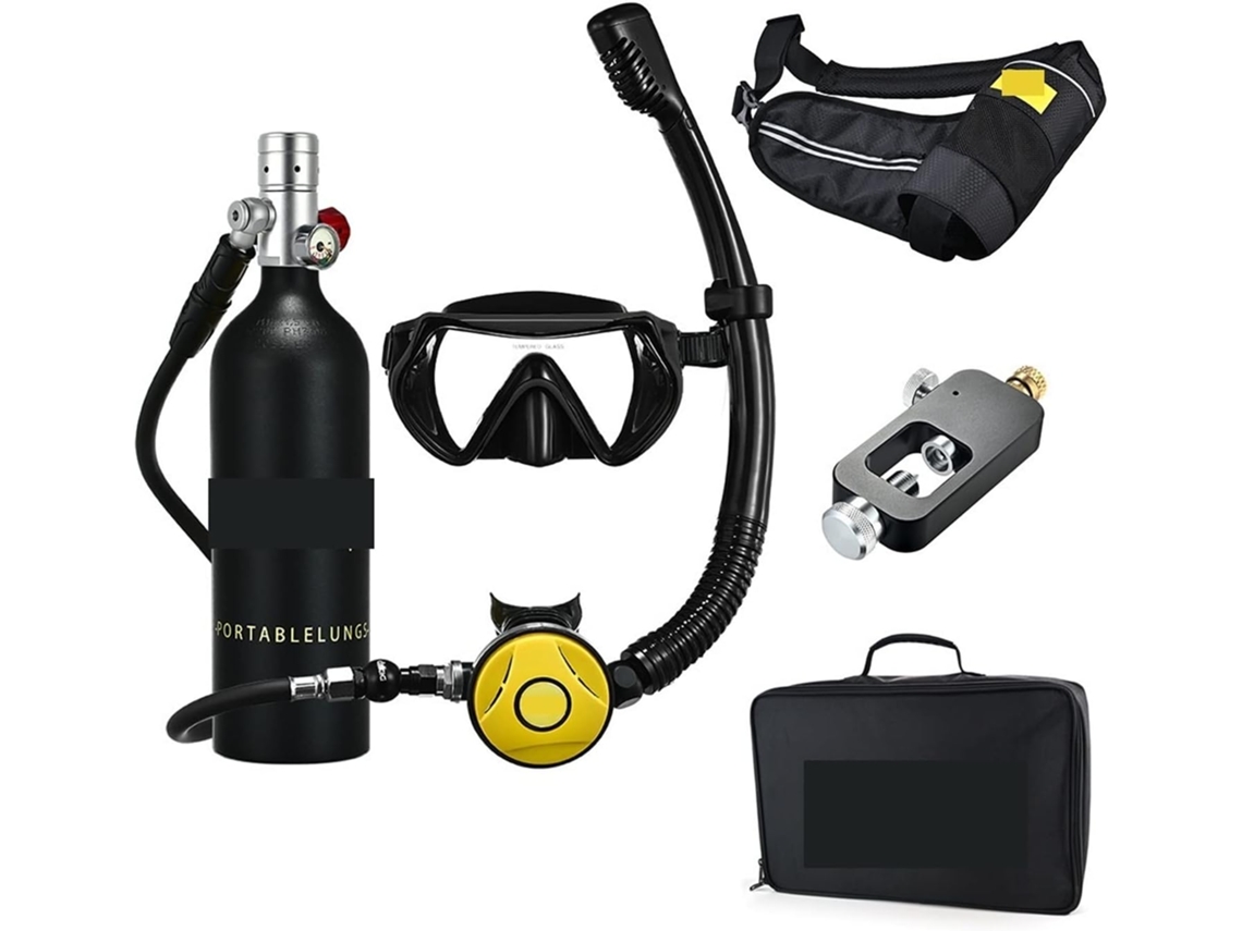 Mini Botella De Buceo, Tubo De Snorkel, Rebreather, Equipo Portátil De Apnea