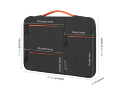 Funda Para Portátil 13/14/15 Pulgadas, Protección De Cuatro Capas, Impermeable, Compatible Con Macbook Air/pro, Dell, Lenovo