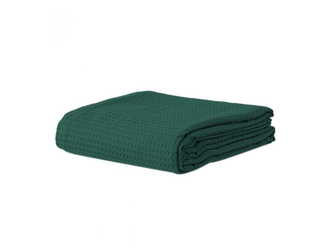 JILLIOPER Manta de tejido suave para cama, manta de tejido gofre absorbente de humedad hecha de fibra de pulpa de bambú, ropa de cama ligera y transpirable para