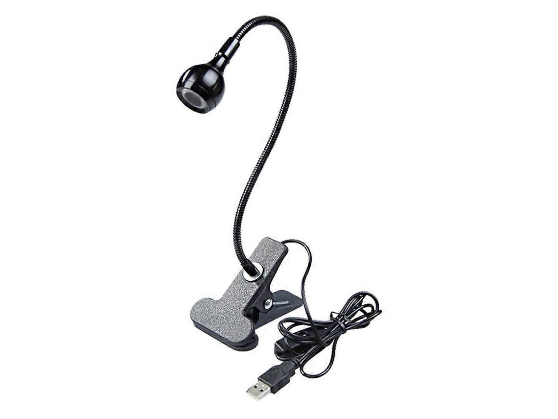 Lámpara de mesa con clip USB, lámpara de mesita de noche, reparación de teléfonos móviles, curado de adhesivo de uñas UV GOKOCO