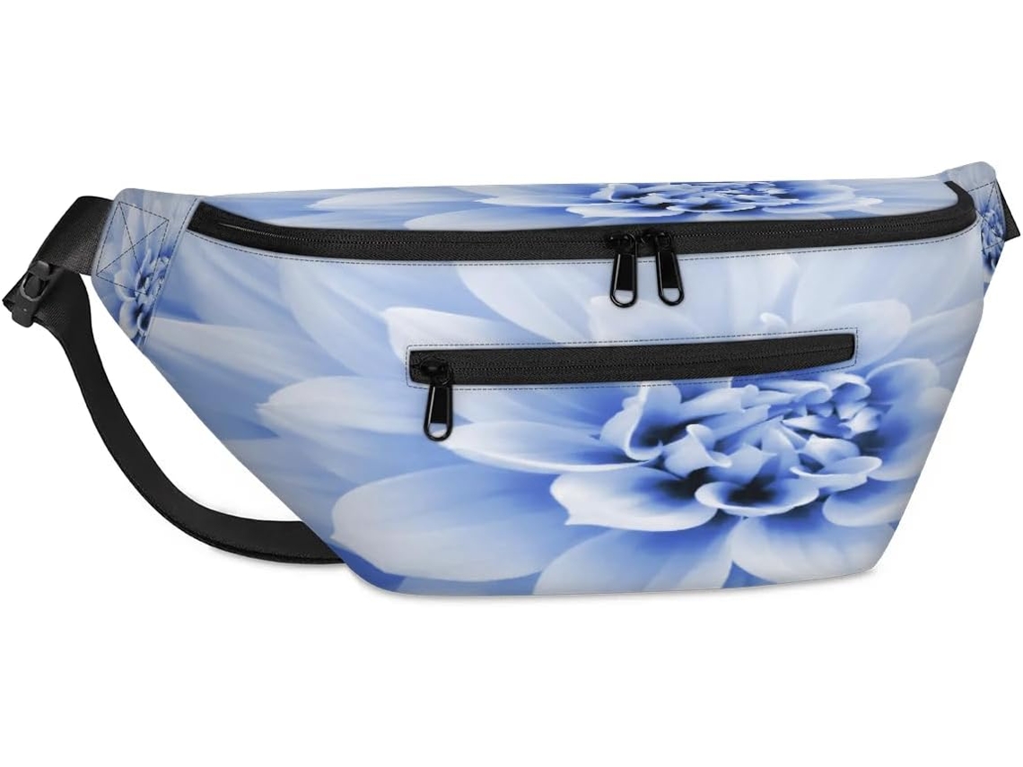 Bolso Bandolera Tropicallife Estampado Floral Dahlia Para Hombre Mujer Unisex Gran Capacidad Informal Viaje