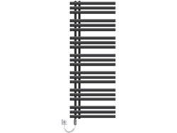Radiador de baño Iron EM 600x1600 mm antracita con elemento calefactor 900W ECD