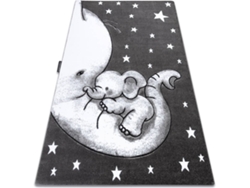 Alfombra DYWANY LUSZCZOW Petit Trumpet (Gris - 160 x 220 cm - Polipropileno)