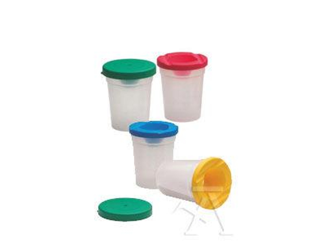 Pack 10 Botes Antiderrame Con Tapa 80X95Mm Diametro