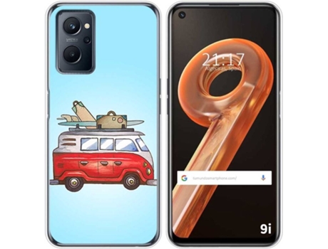 Carcasa Realme 9i TUMUNDOSMARTPHONE Dibujos Furgoneta Multicolor