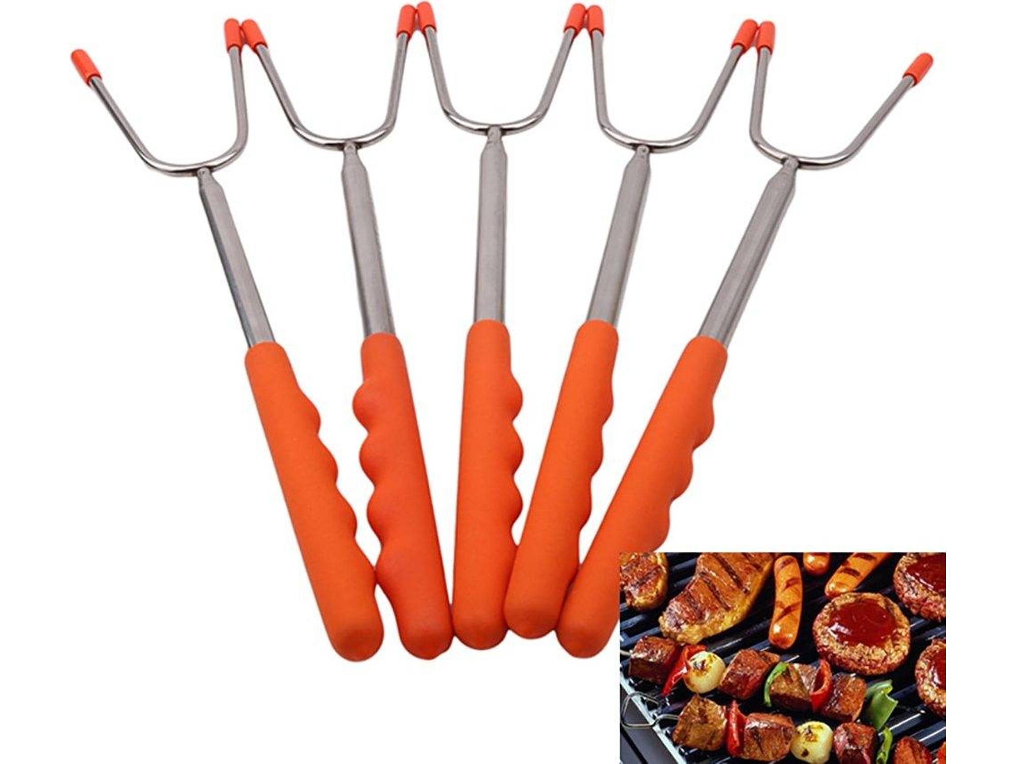 5 Accesorios de Barbacoa HEAN Naranja