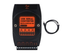 Conversor Isolado Industrial USB para 4 Canais RS485, com Design de Clip Traseiro