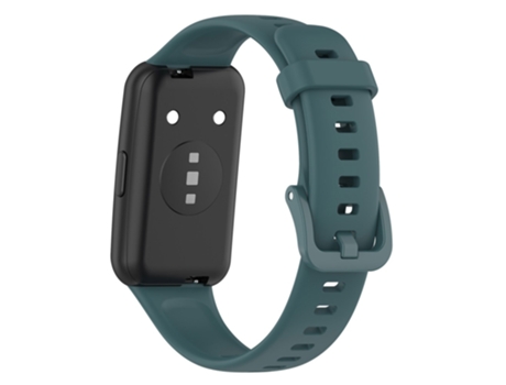 Correa de Silicona ajustable para Huawei Band 7 - verde oscuro