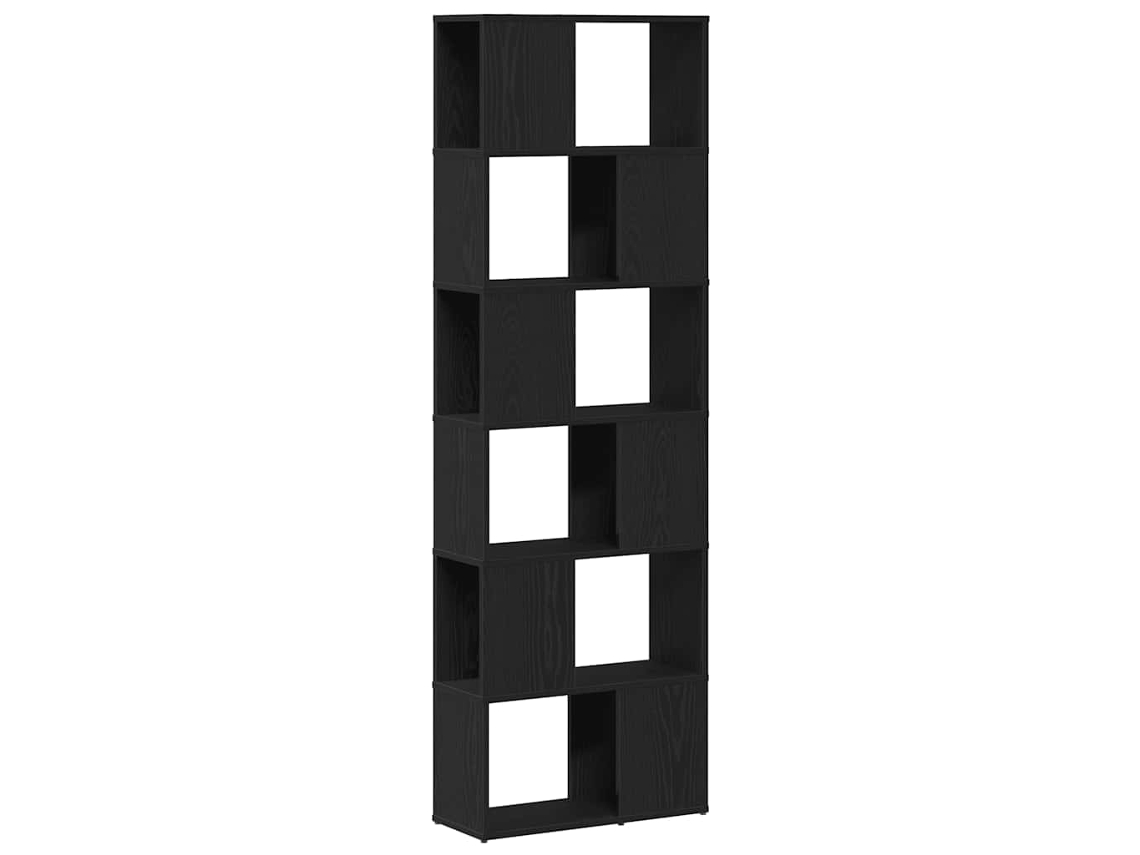 Biombo de roble negro 60x24x186 cm MAISON EXCLUSIVE