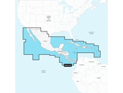 Mapa de navegación de Centroamérica y el Caribe NAVIONICS Platinum SD