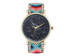Reloj De Pulsera Unisex De Cuarzo A La Moda Con Cordón De Lana - Regalo